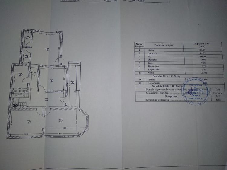 Casă cu 5 camere cu Teren 362 Mp în Exterior Vest