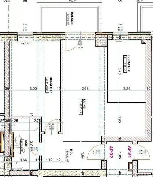 Apartament cu 2 camere decomandat în 13 Septembrie