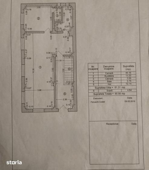 Casă cu 5 camere cu Canalizare în Giurgiului