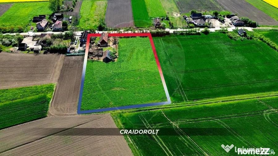 Casă cu 3 camere cu Teren 5000 Mp în Craidorolț