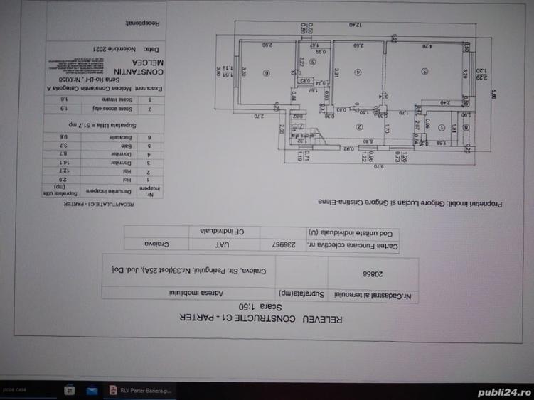 Casă individuală cu 4 camere cu Teren 314 Mp în Bariera Vâlcii
