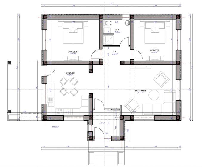 Casa noua Comarnic Valea Prahovei, teren 820 mp, DN1 - 9