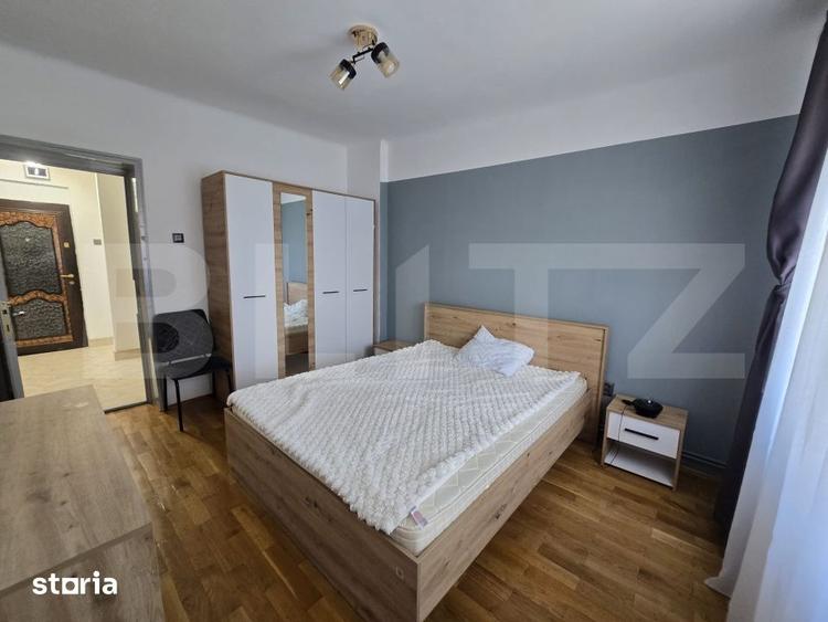 Apartament cu 2 camere decomandat, mobilat în Central