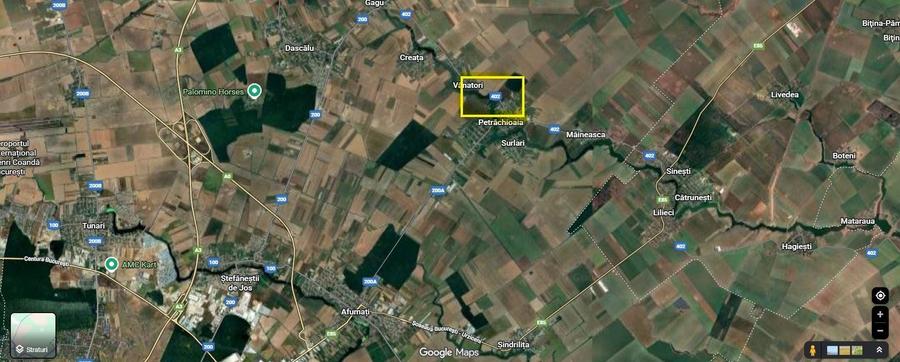 Teren Construcții extravilan de 5000 mp, în Petrăchioaia
