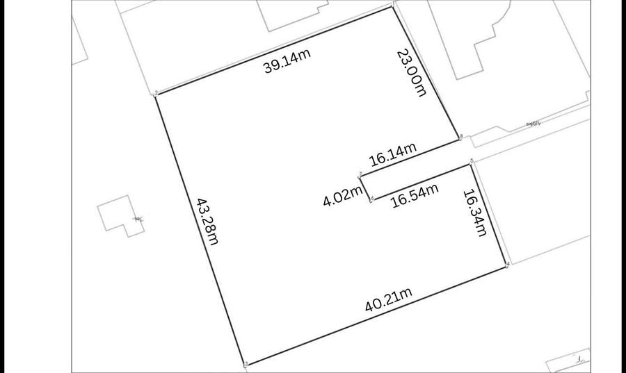 Teren Construcții intravilan de 1666 mp, în Calea Moldovei