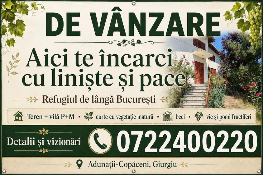 Casă cu Teren 1450 Mp în Nord
