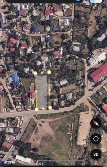 Teren de 2200 mp, în Central