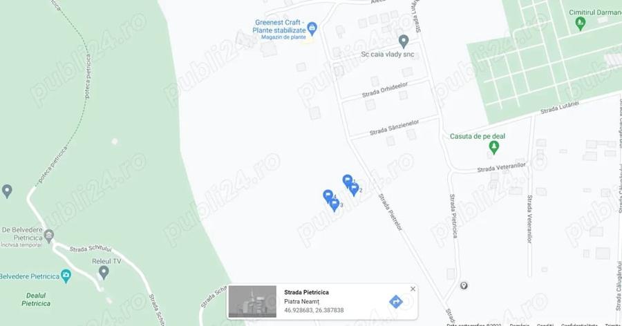 Teren de 692 mp, în Central