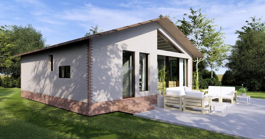 Casă individuală cu 3 camere cu Teren 500 Mp în Sud