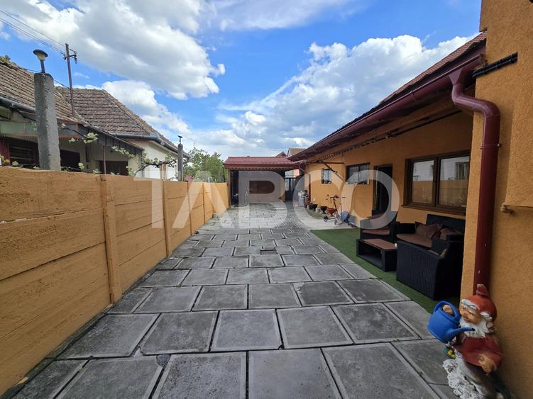 Casa mobilata de vanzare 150 mpu teren 450 mp garaj Piata Cluj Sibiu - 1