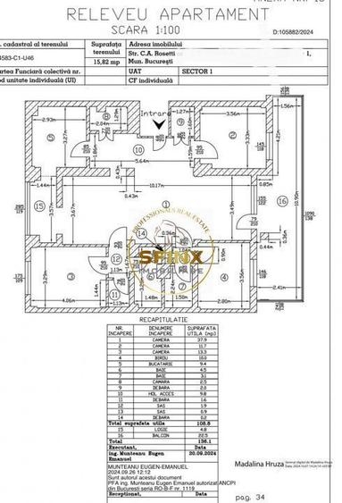 Apartament De 4 Camere De Inchiriat- C.a.rosetti - 9