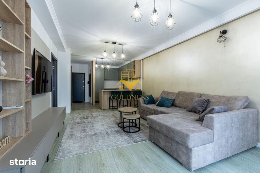 Apartament cu 2 camere semidecomandat, mobilat în Plopilor