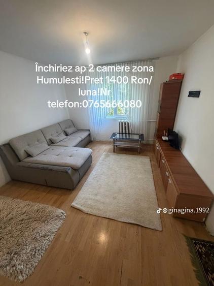 Casă cu 2 camere în Humulești