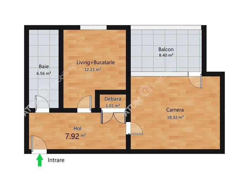 Apartament cu 2 camere la etaj 1 loc de parcare zona Calea Dumbravii - 9
