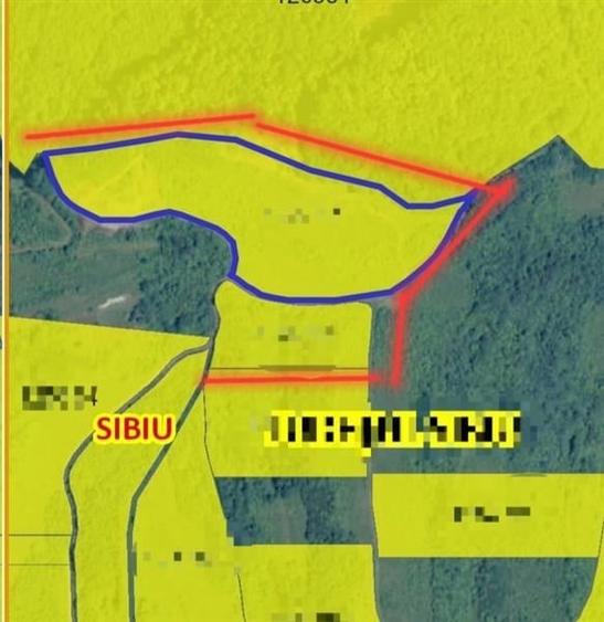Teren agricol extravilan de 38000 mp, în Gușterița