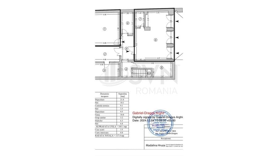 Casă individuală cu 24 camere cu Canalizare în Domenii