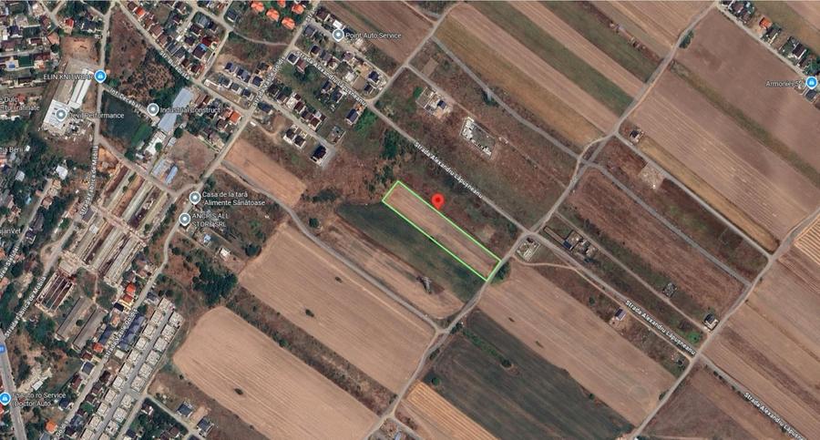 Teren agricol extravilan de 4529 mp, în Berceni