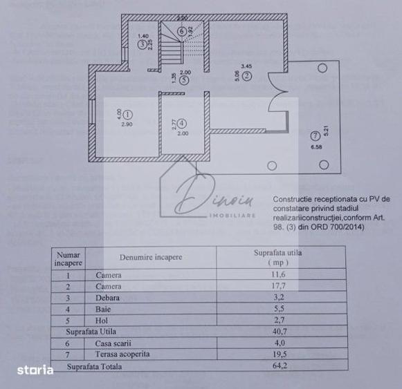 VILA 3 camere Pipera I Henri Coanda I intabulare I COMISION 0% - 10