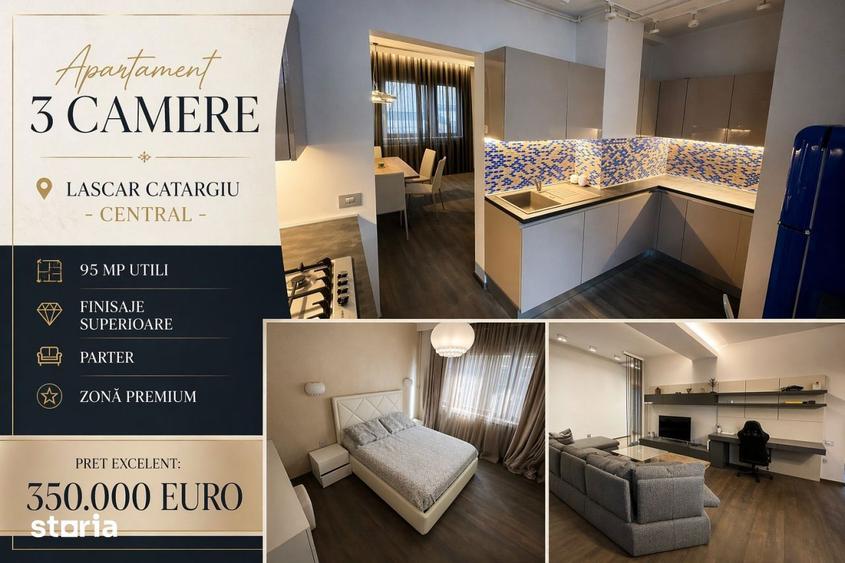 Apartament cu 3 camere în Dorobanți