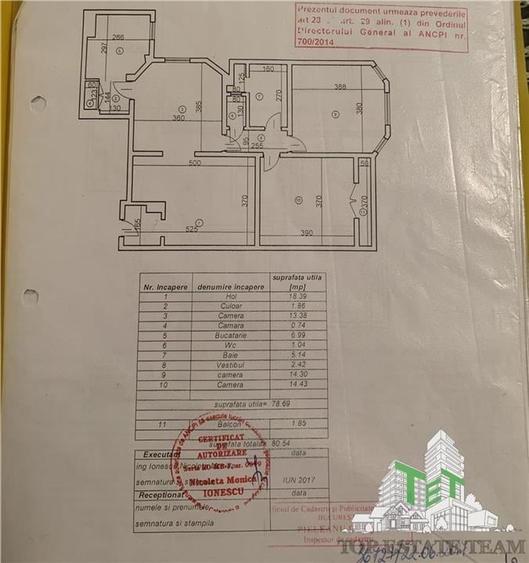 Apartament cu 4 camere semidecomandat în Universitate