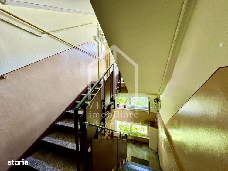 Apartament cu 3 camere, 51mp utili+balcon, etaj 1/4, BI. Mihai Viteazu - 15