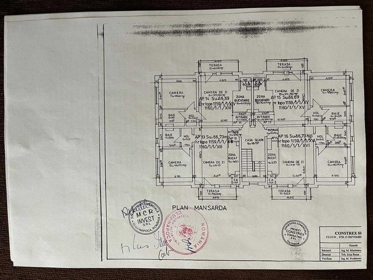 Apartament cu 2 camere semidecomandat în Central