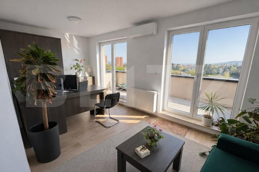 Apartament cu 2 camere semidecomandat, mobilat în Libertății