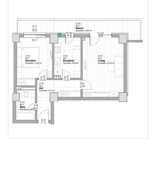 Apartament cu 2 camere, finisaje moderne, bloc nou - semicentral - 5