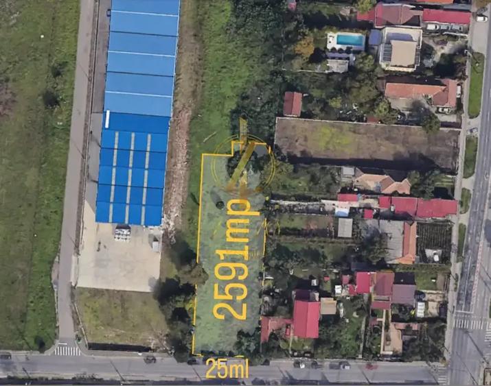 Teren intravilan de 2591 mp, în Girocului