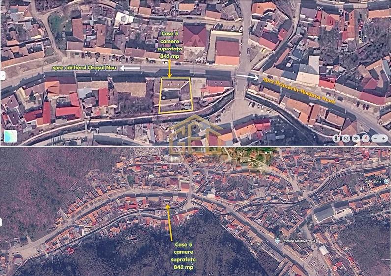 Casă cu 5 camere cu Teren 842 Mp în Central