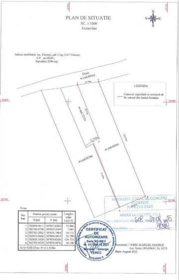 Apartament cu 4 camere decomandat în Florești