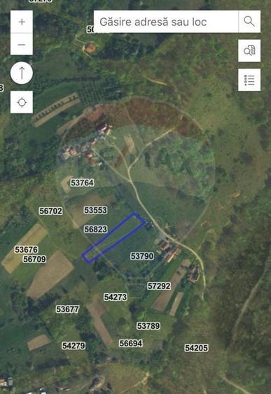 Teren Construcții intravilan de 2723 mp, în Bratca