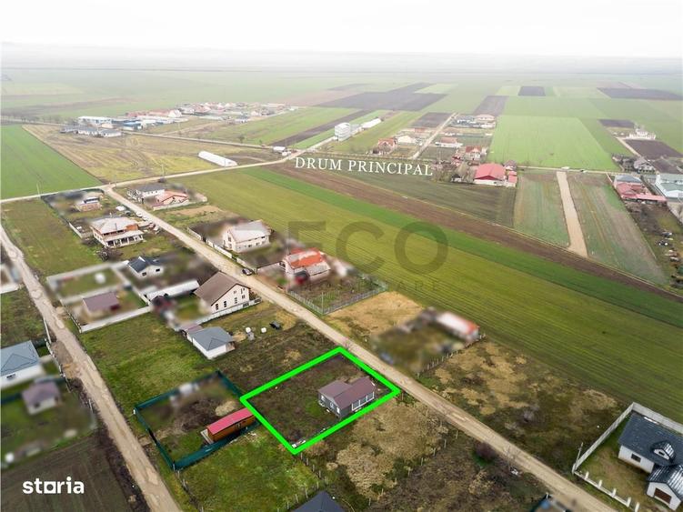 Casă cu 3 camere cu Teren 586 Mp în Livada de Bihor