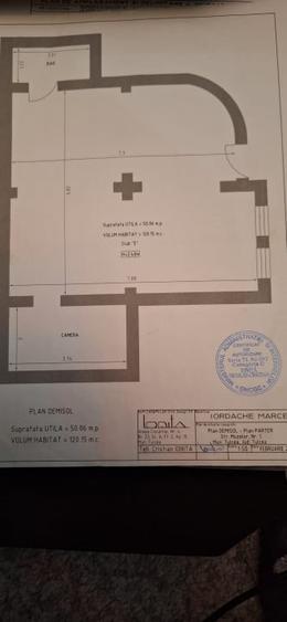 Casă individuală cu 12 camere cu Canalizare în Ultracentral