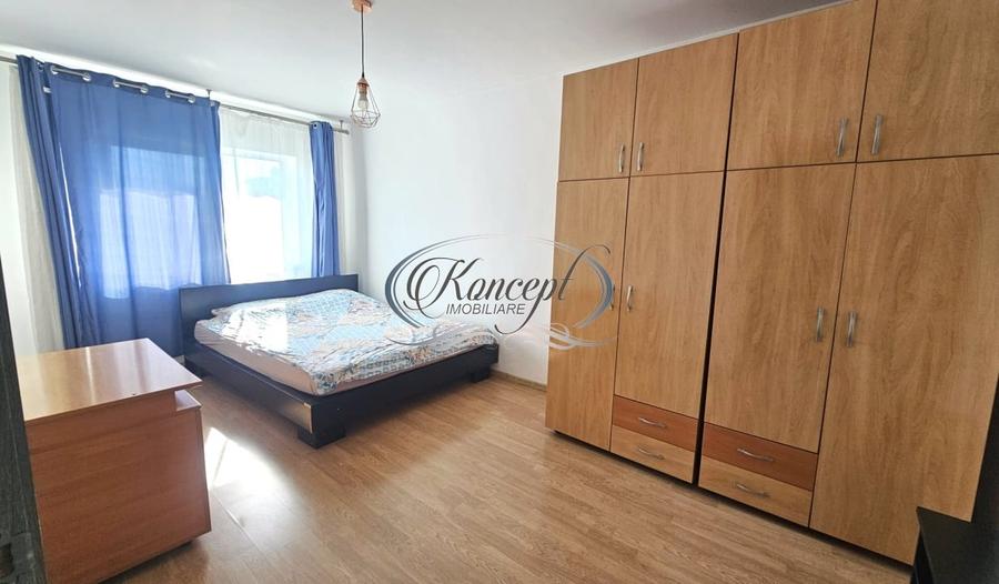 Apartament cu 3 camere decomandat, mobilat în Între Lacuri
