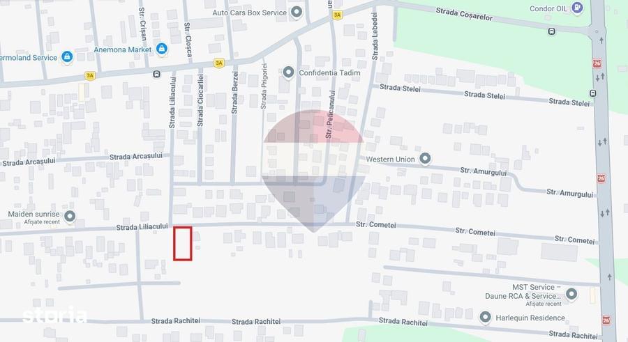 Teren de 1000 mp, în Vânători