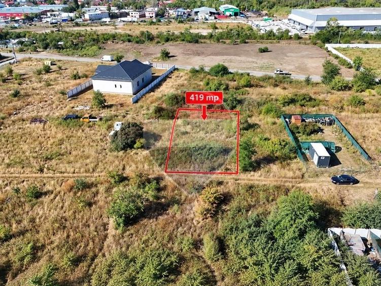 Teren Construcții intravilan de 419 mp, în Nord-Est