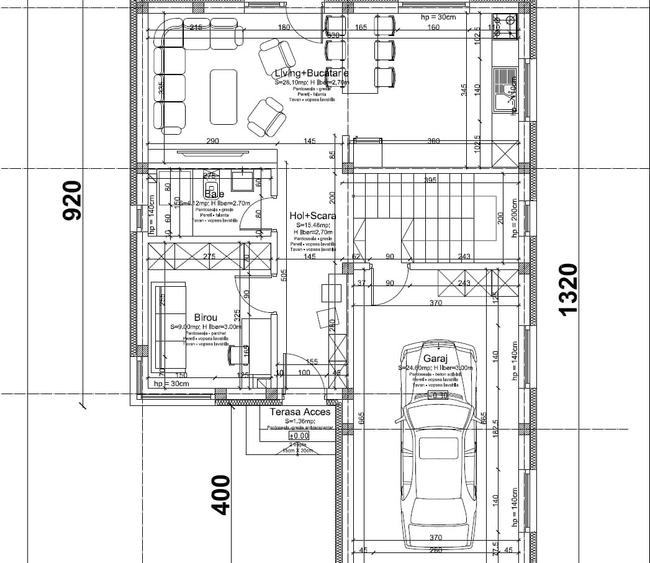 Casă individuală cu 5 camere cu Teren 350 Mp în Berceni