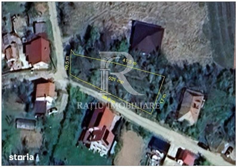 Teren de 521 mp, în Paleu