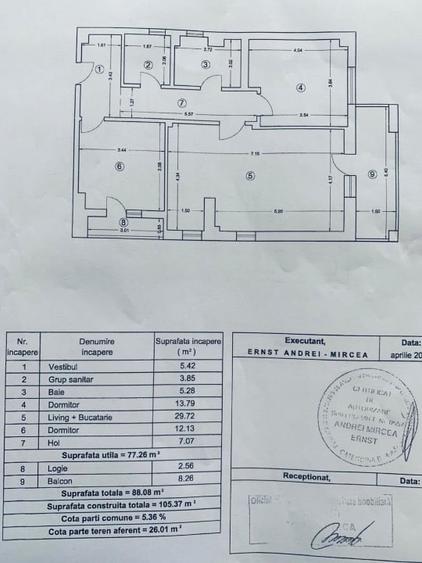 Apartament cu 3 camere decomandat, mobilat în Bucureștii Noi