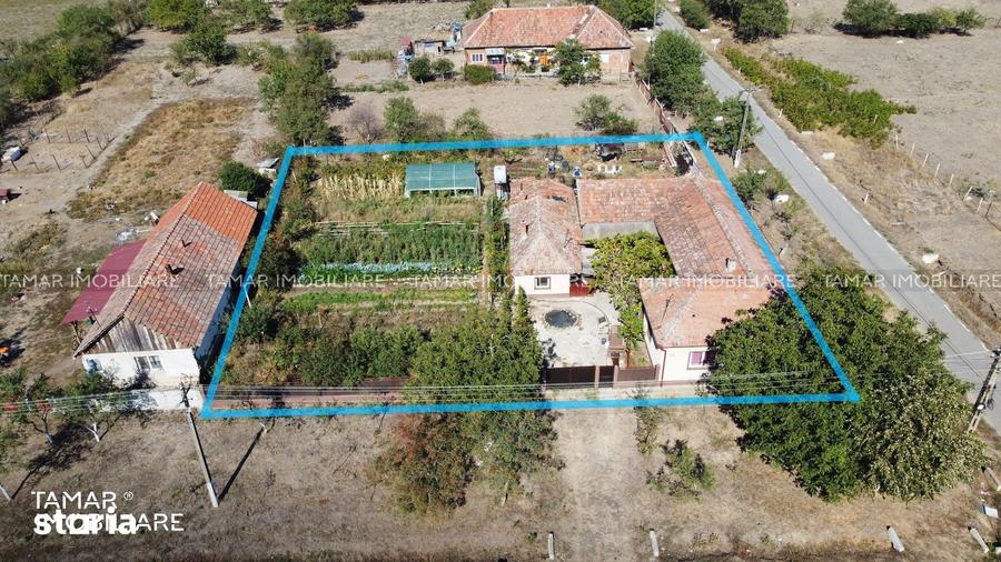 Casă cu 3 camere cu Teren 1440 Mp în Șagu