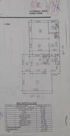 Apartament cu 3 camere decomandat în Țiglina 3