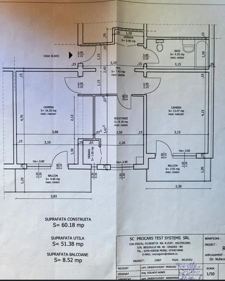 Apartament cu 2 camere decomandat în Lotus