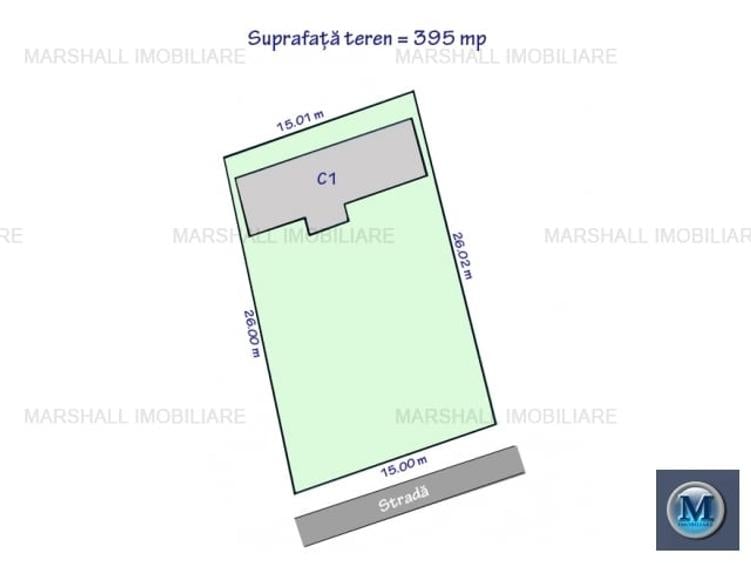 Teren Construcții intravilan de 395 mp, în Sud