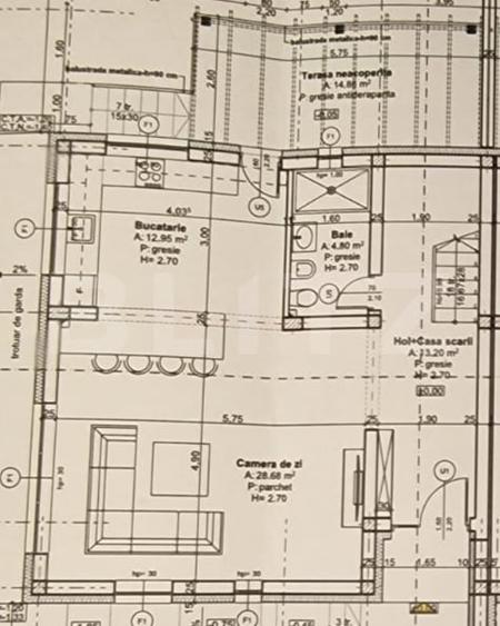 Duplex cu 4 camere cu Canalizare în Iris