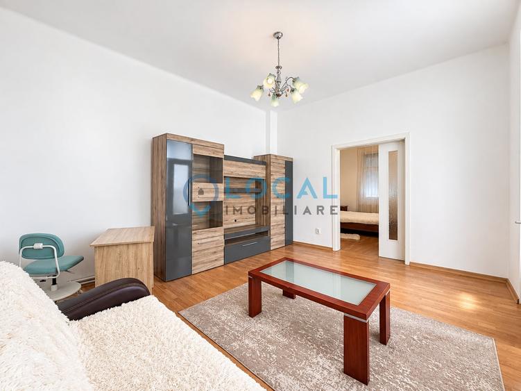 Apartament cu 2 camere semidecomandat, mobilat în Mărăști