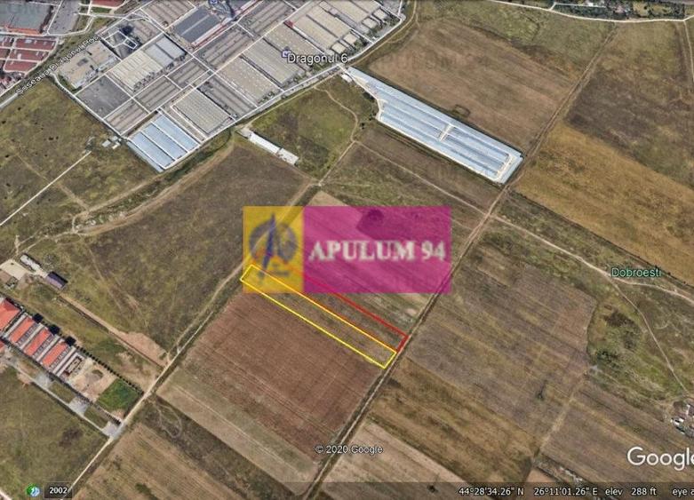Teren construcție, de 7 mp, în Dobroești