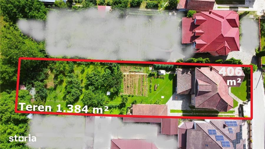 Casă cu 7 camere cu Teren 1384 Mp în Micro 17