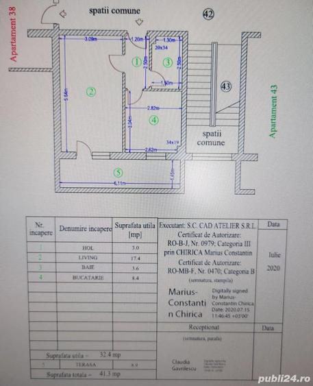 Inchiriere garsoniera in bloc nou Magurele ! - 5