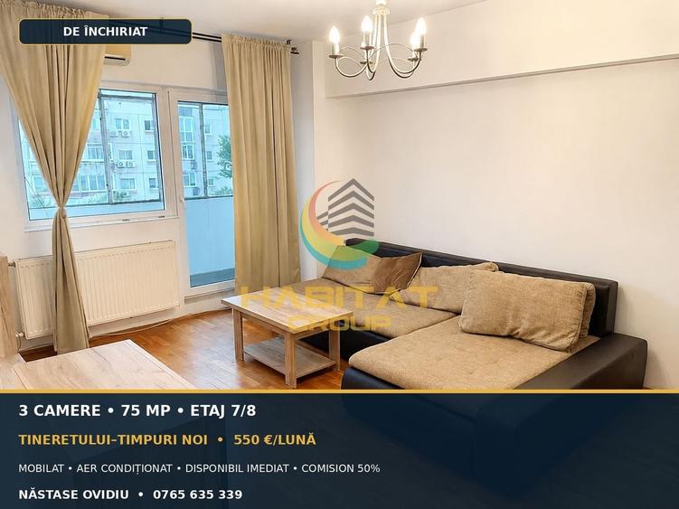 Apartament 3 Camere de Inchiriat Tineretului–Timpuri Noi ! - 2